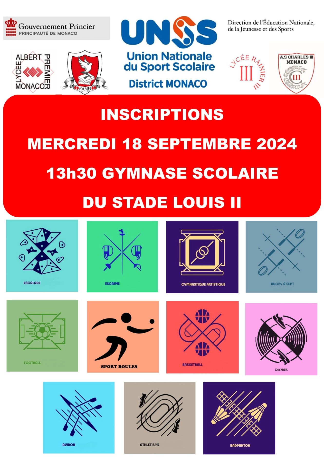 Inscription UNSS 2024 2025